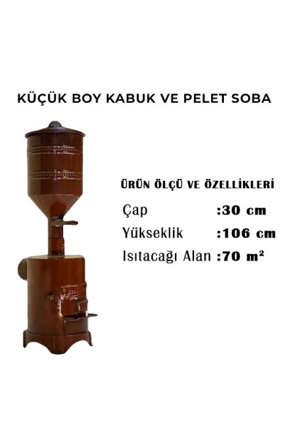 Küçük Boy Kabuk ve Pelet Soba